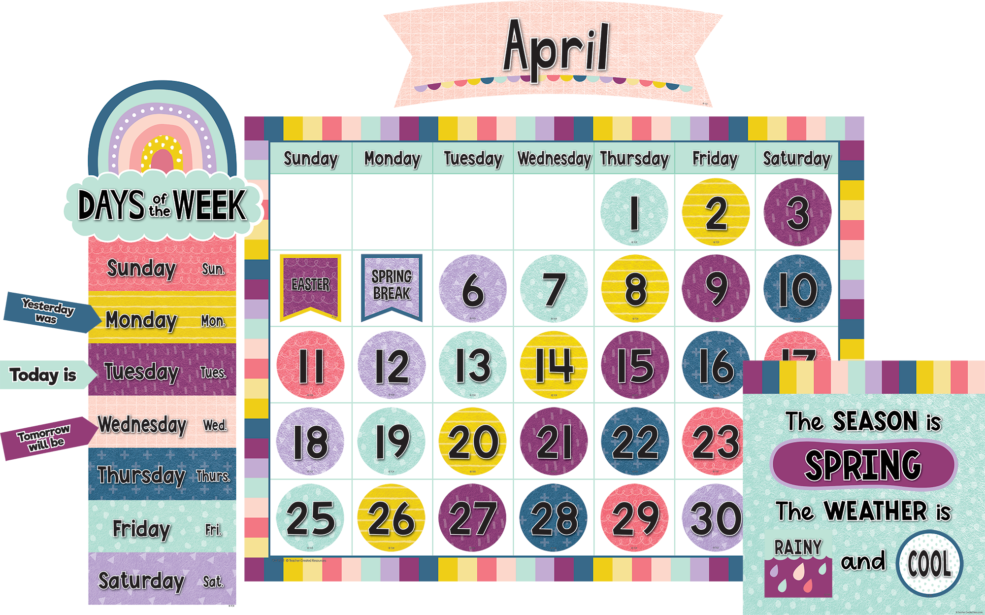 Oh Happy Day Calendar Bulletin Board - TCR9021 | Teacher Created
