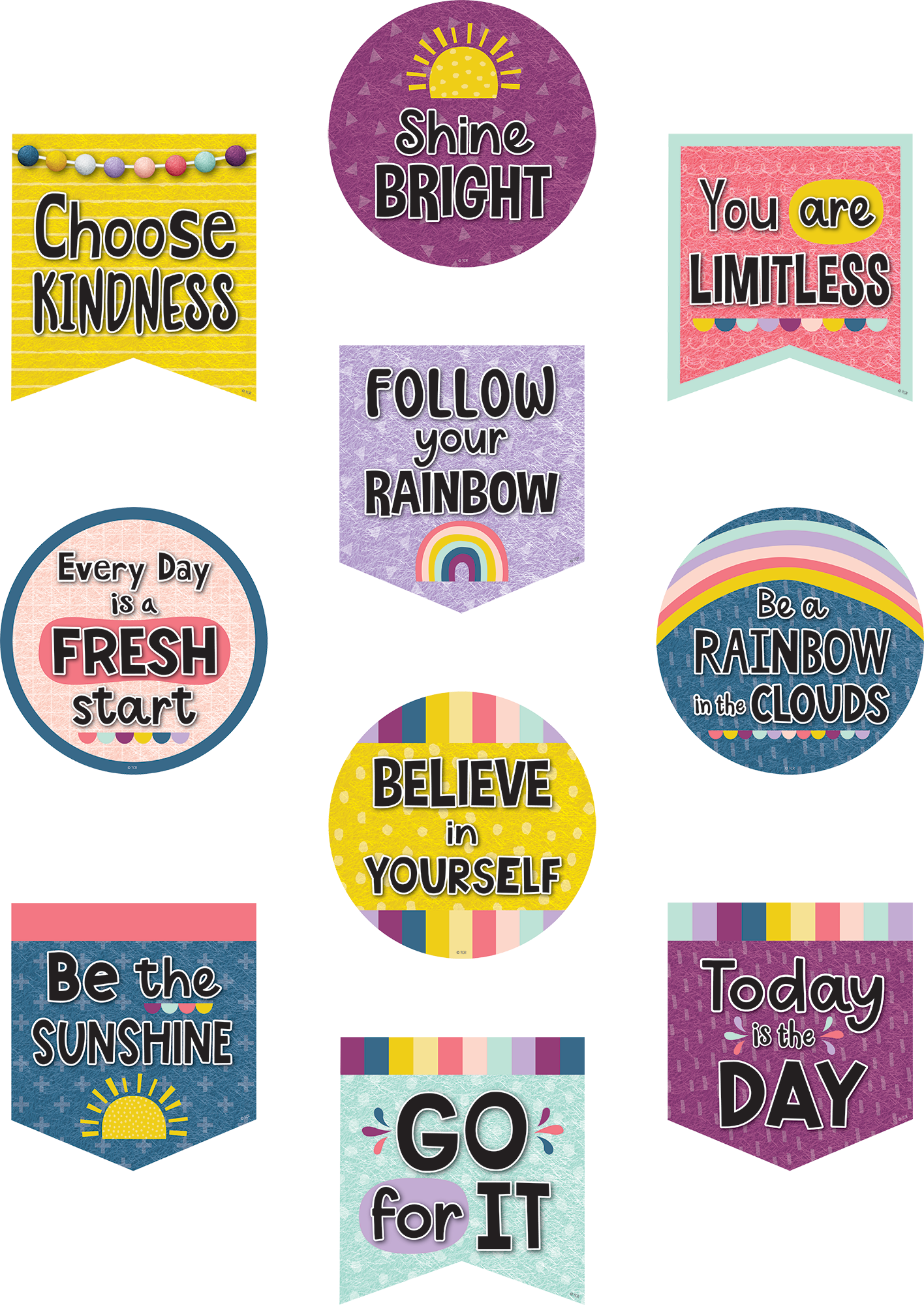 Oh Happy Day Positive Sayings Accents