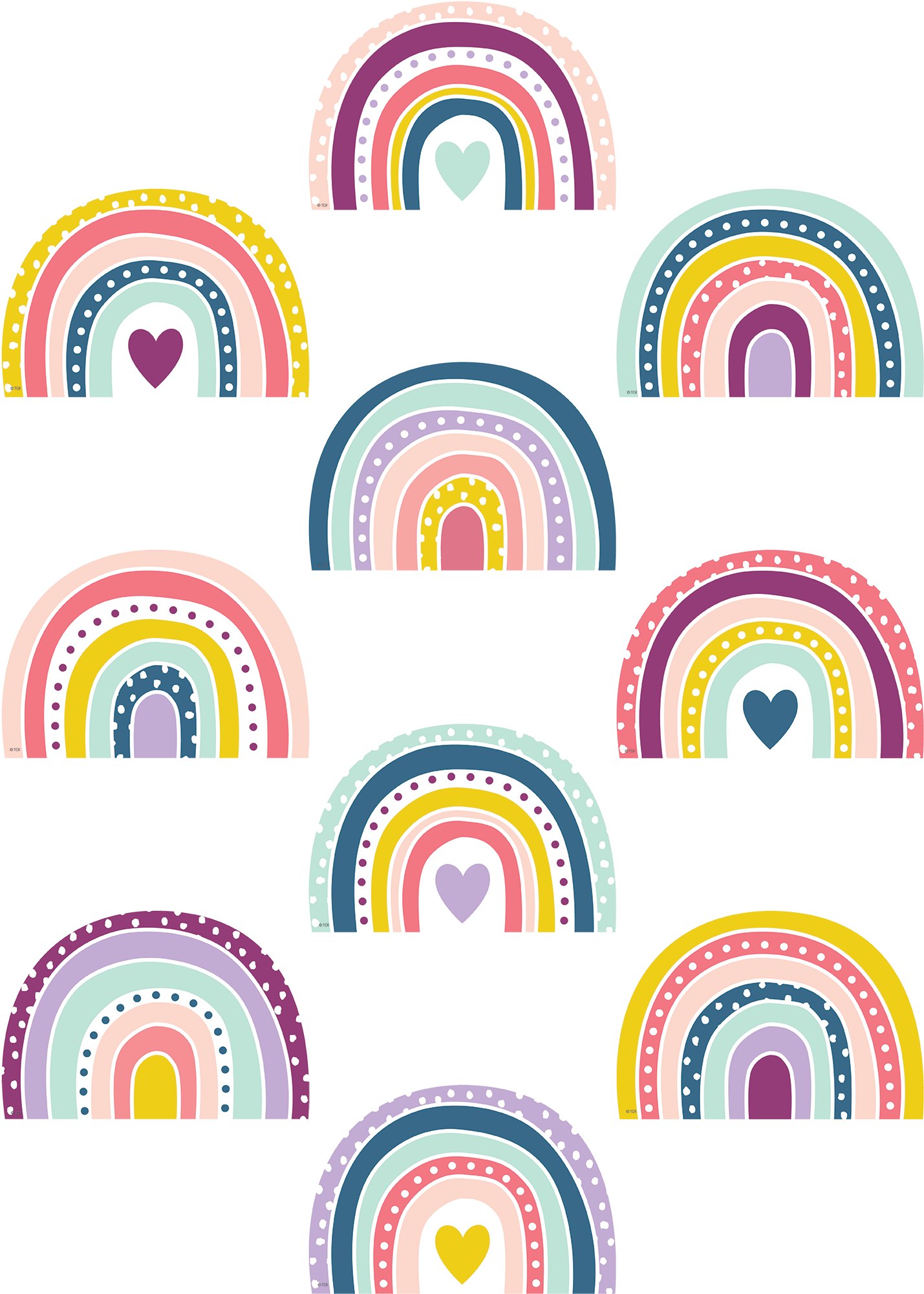 Oh Happy Day Rainbows Accents