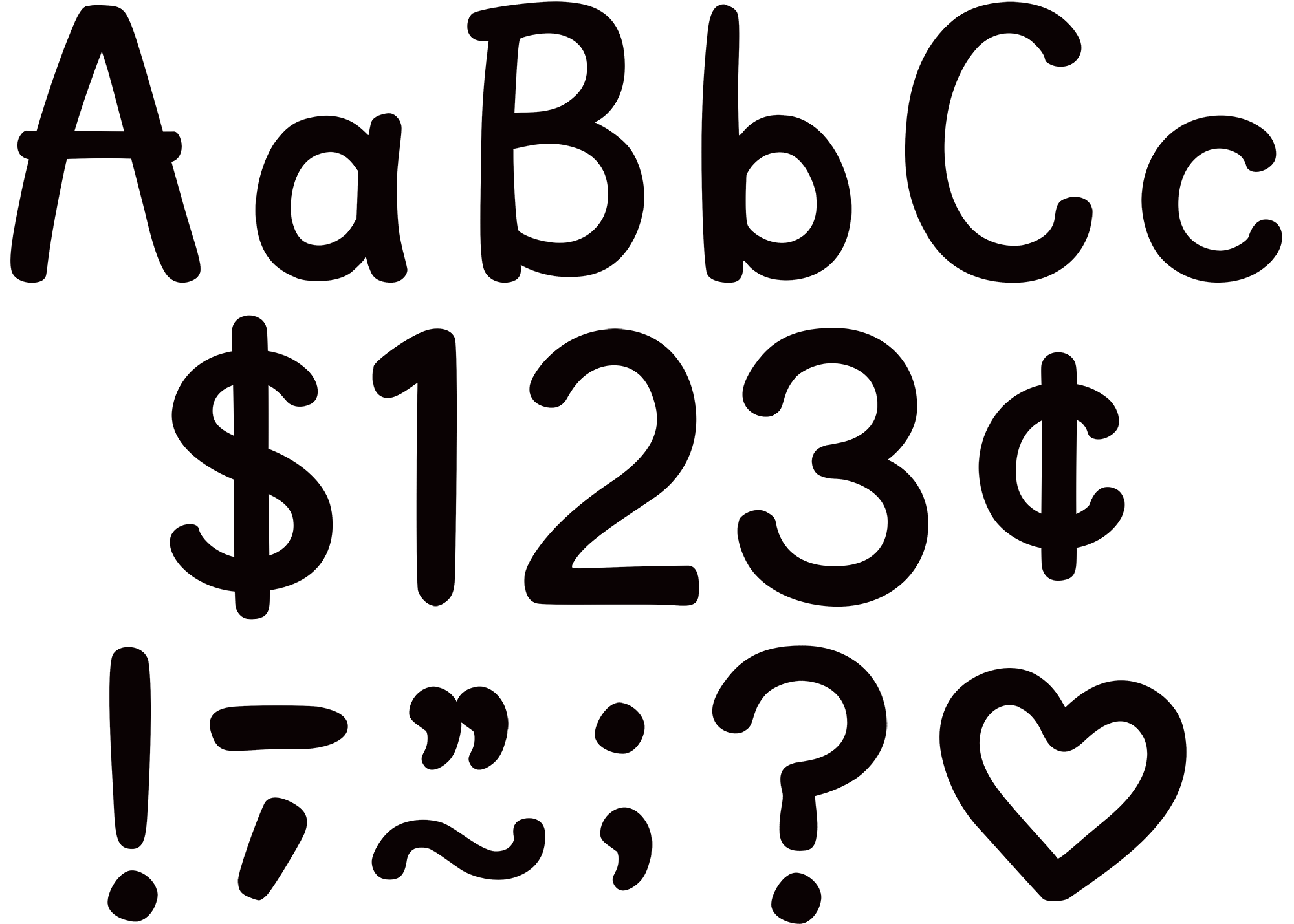 Black 4 Modern Classic Letters Combo Pack TCR9149 Teacher Created black-4-modern-classic-letters-combo-pack-tcr9149-teacher-created