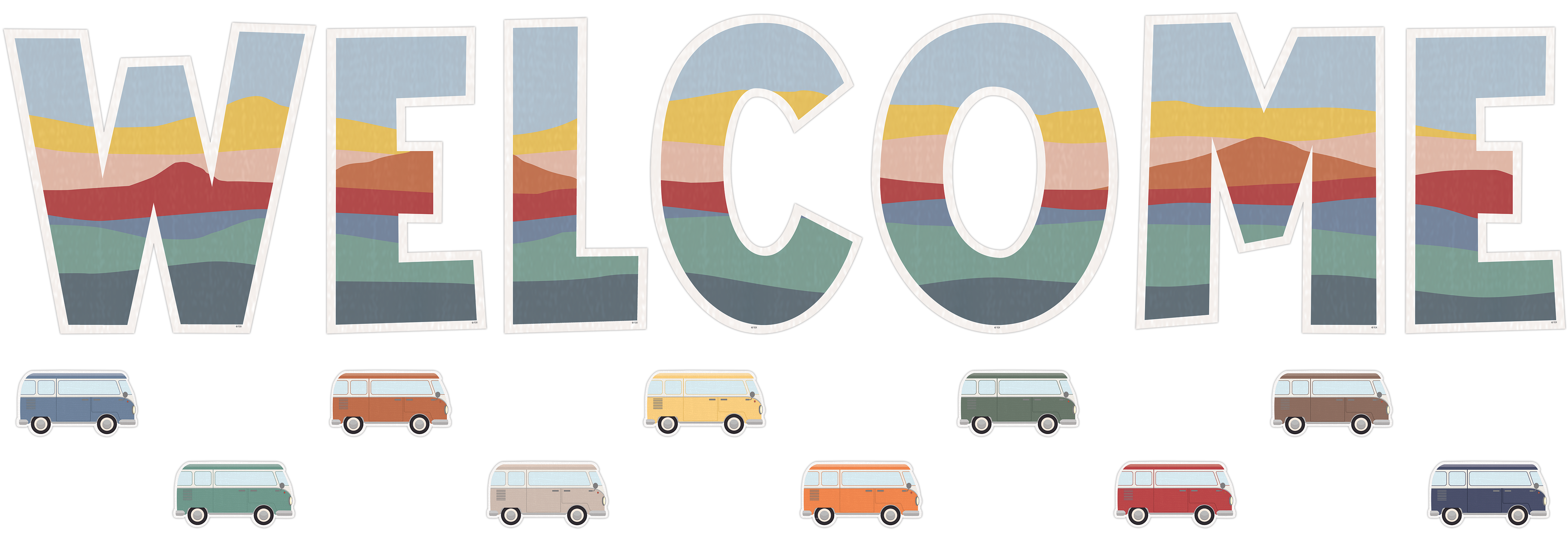 TCR9303 Cool For School Happy You Are Here Bulletin Board - Sweet Pipes - View #9