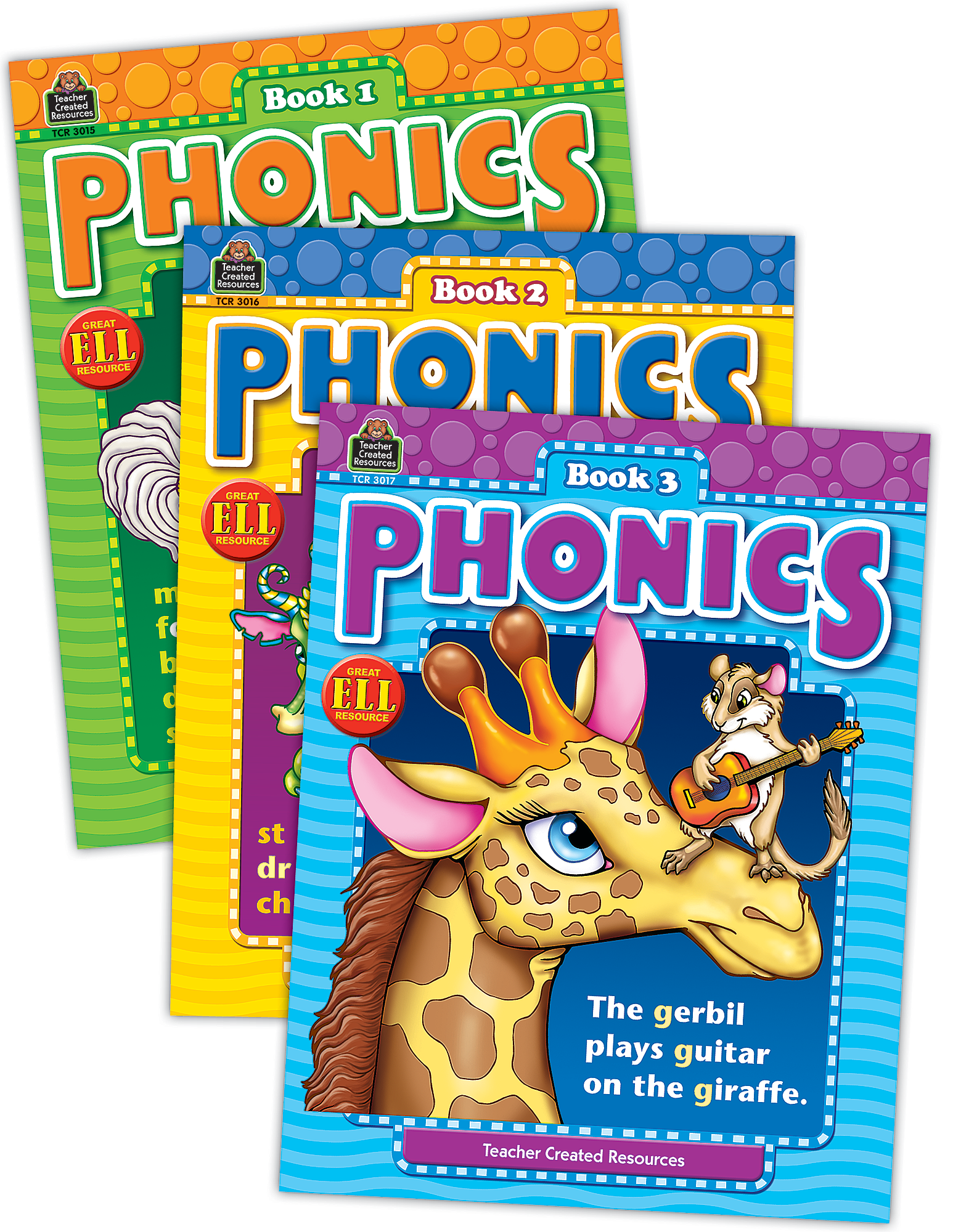 Phonics Set (3 books) - TCR9816 | Teacher Created Resources