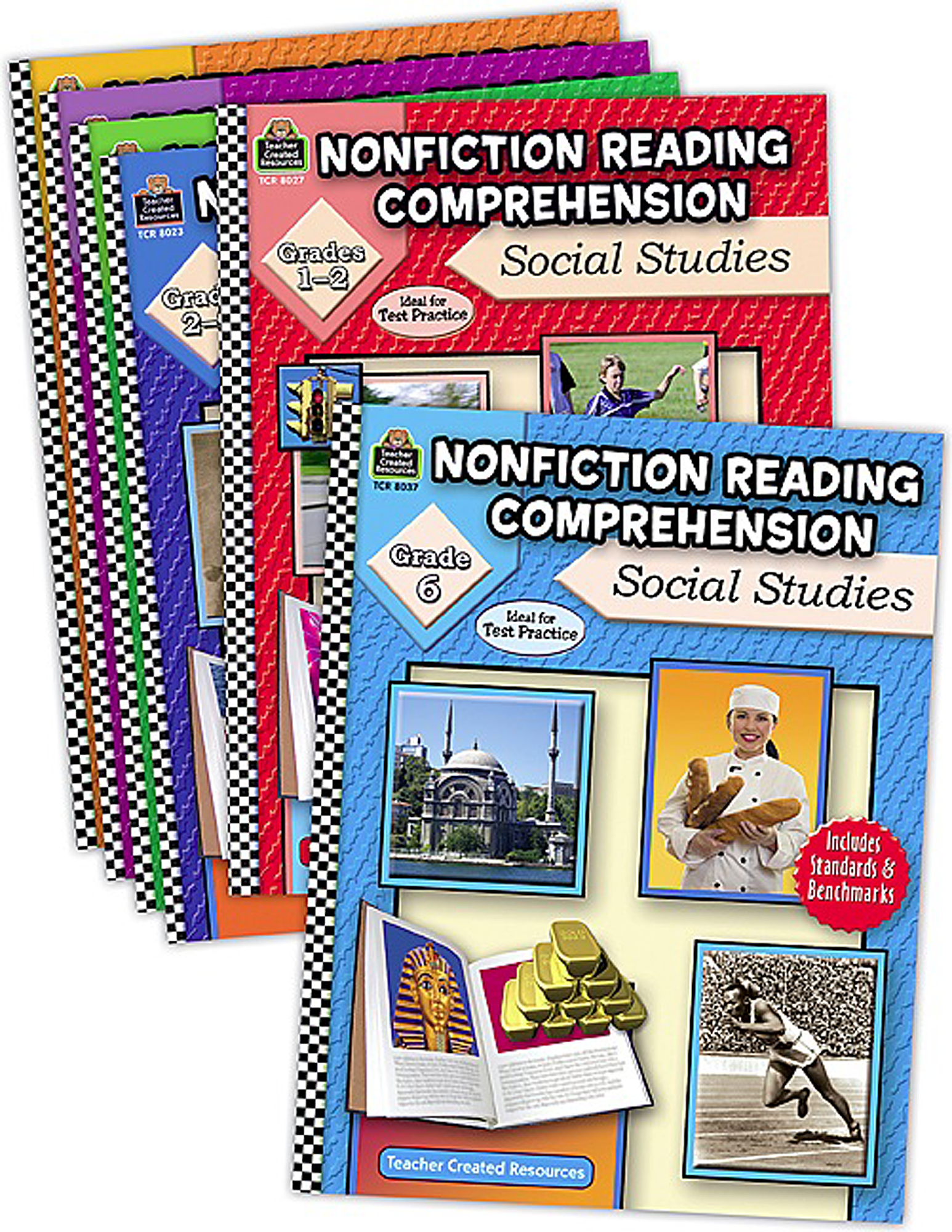 Nonfiction Reading Comprehension Set: Soc Studies (6 books