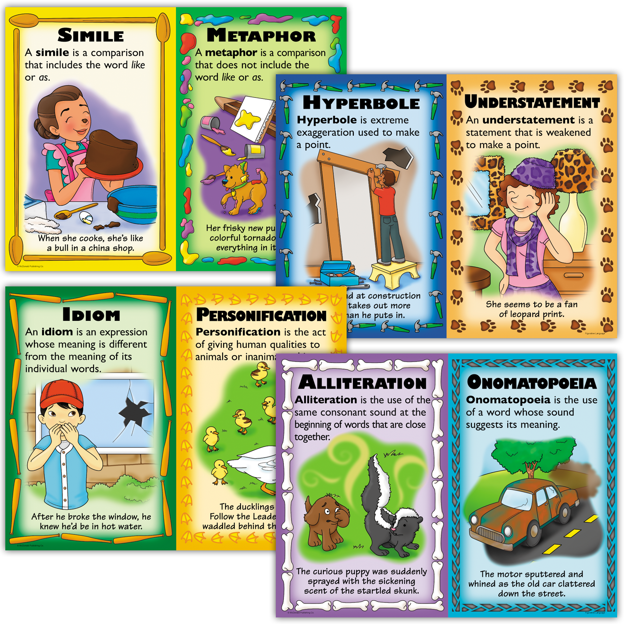 Figurative Language Poster Set TCRP220 Teacher Created Resources