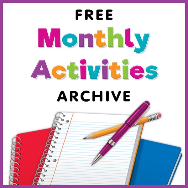 Free Monthly Activities Archive